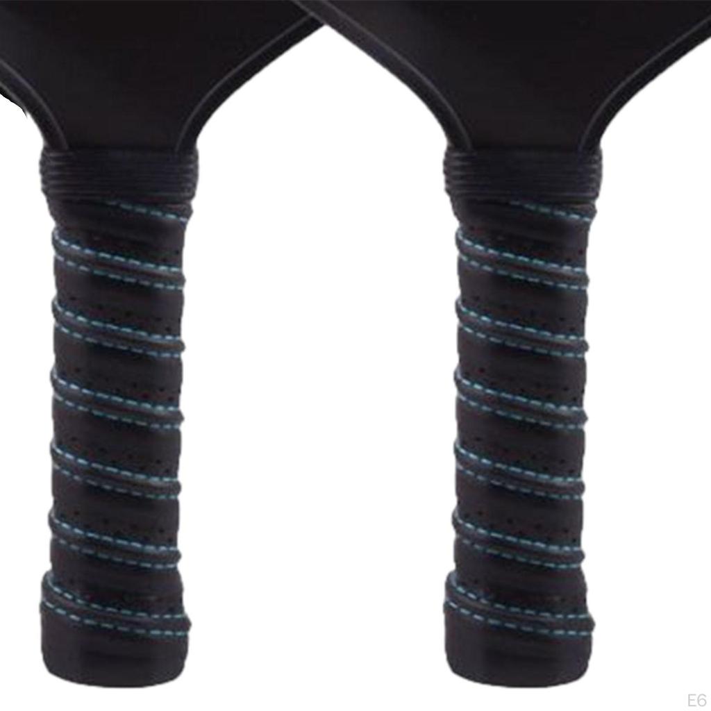 Raquette with Bag Fiberglass Surface 4 Balls Lightweight Nonslip Grip Pickleball Rackets for