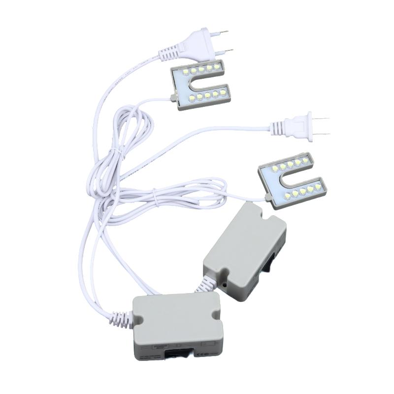 Eye Protection LED Sewing Lamp No Strobe Flexible Gooseneck Magnetic Base for Sewing Machine Quilting Work