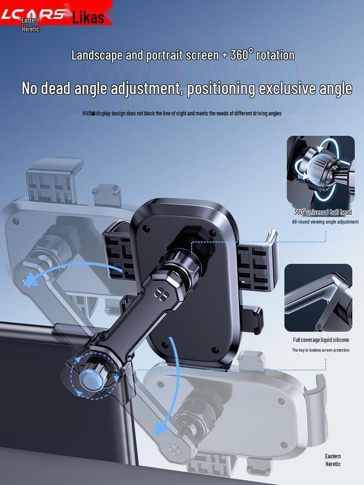 2025 Mobile Phone Car Mount: Center Console Display Screen Navigation Holder