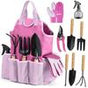 9 Piece Garden Tool Set Outdoor Gardening Kit Heavy Duty Pruning Shears with Storage Bag Gift