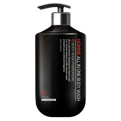 Paul Madison Homme All-in-One-Duschgel mit Pheromonduft, große Kapazität, 510 ml, 1 Einheit