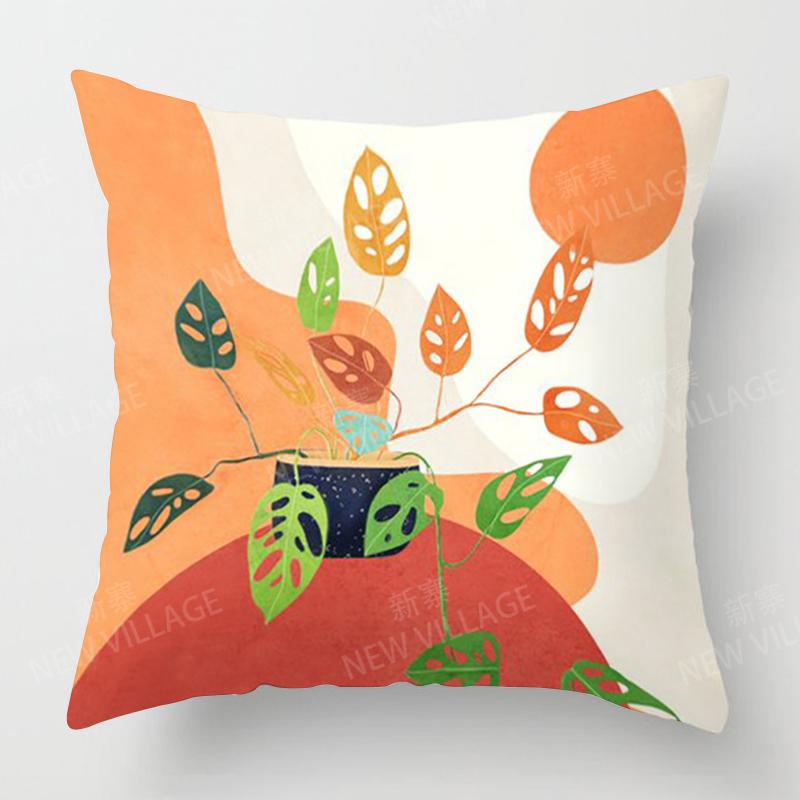 Nordic Modern Abstract Geometric Living Room Sofa Cushion Cover Home Decor Pillowcase 45X45Cm 45*45 50X50 60X60Cm 40X40 35X35