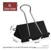 Multi-Size Black & Colored Swallowtail Binder Clips for Paper and Invoices