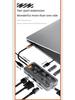 10-in-1 Transparent Type-C USB Hub Expansion Dock