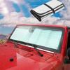 Windshield Sunshade Sun Shade Heat Shield Sun Visor Mat for Jeep Wrangler JK TJ