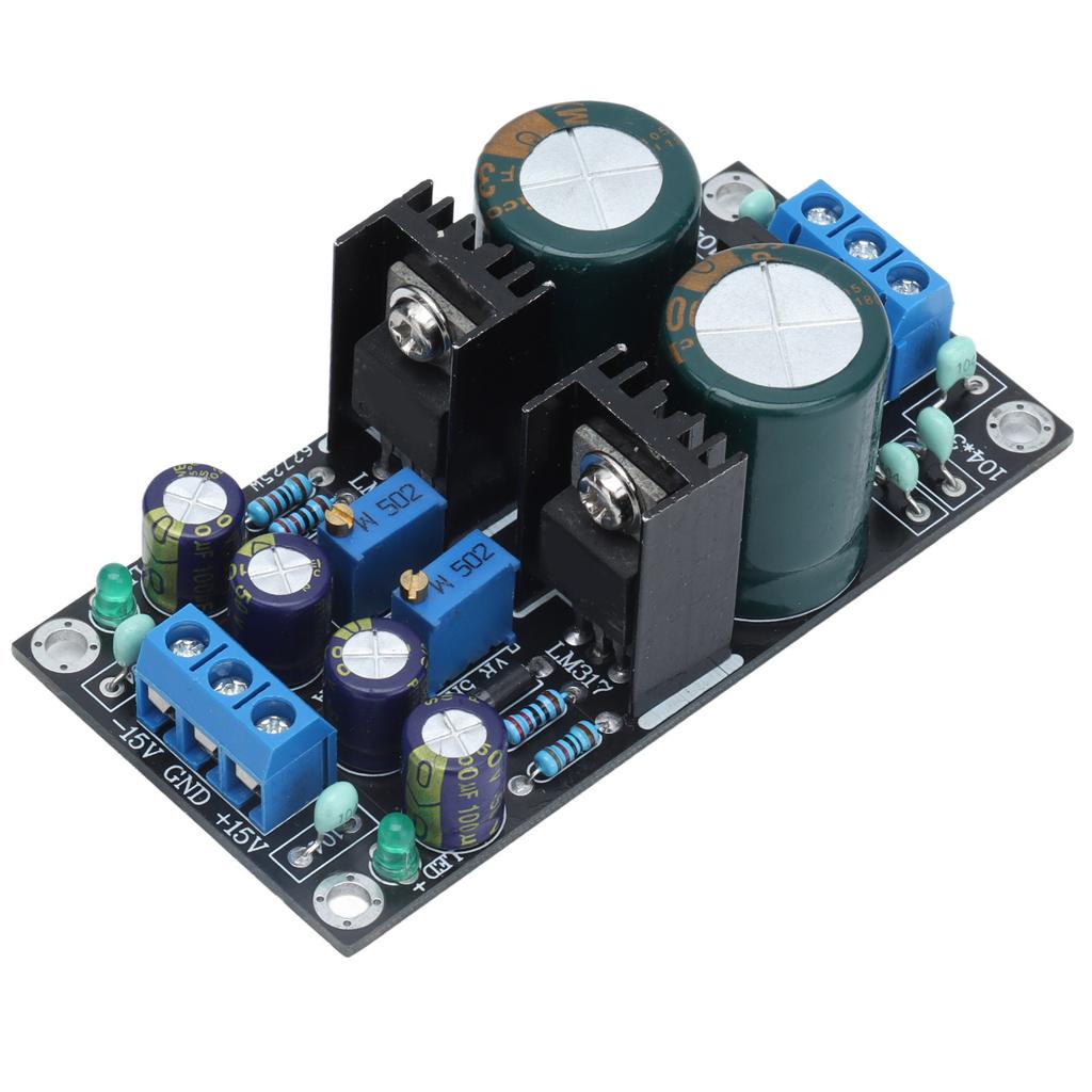 Power Supply Board Adjustable Voltage Regulator Module AC 10‑24V to DC 1.25V‑30V LM317 LM337