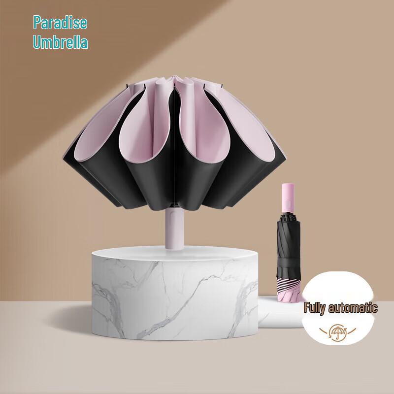 Paradise Auto-Open/Close UV Protection Folding Sun Umbrella