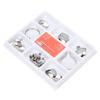 100pcs Steel Dental Sectional Contoured Matrices with 2 Rings Dental Supplies Accessory
