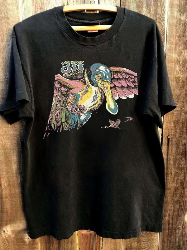 

311 Band Cotton Black Short Sleeve T shirt Retro style tee Unisex tee NH26237 Unisex T-Shirt XXL