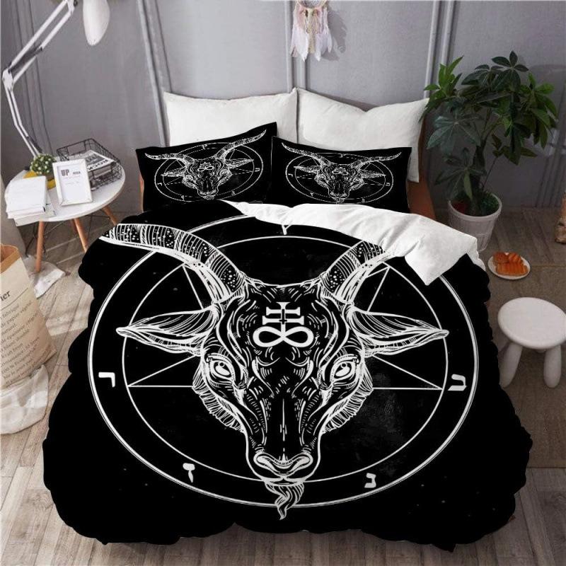 Bedding Three-Piece Digital Printing Home Textile Quilt Cover Bed Sheet