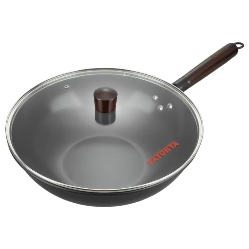 Taste Life 32cm Gold Titanium Ceramic Non-stick Wok