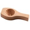 Küchenhelfer für Teigtaschen Holzbrötchenform mit Griff, Manuelles Baozi-Pressform, Backzubehör Einfache DIY Ravioli Teigpresse