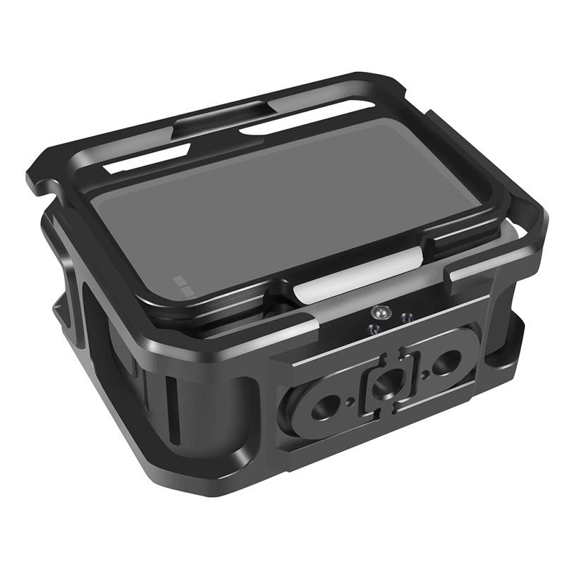 New Aluminium Alloy Frame Case For GoPro 11 11 11 11 9 Double Clod Shoe Protective Shell For GoPro Hero 11/11/11/11/9 Accessory