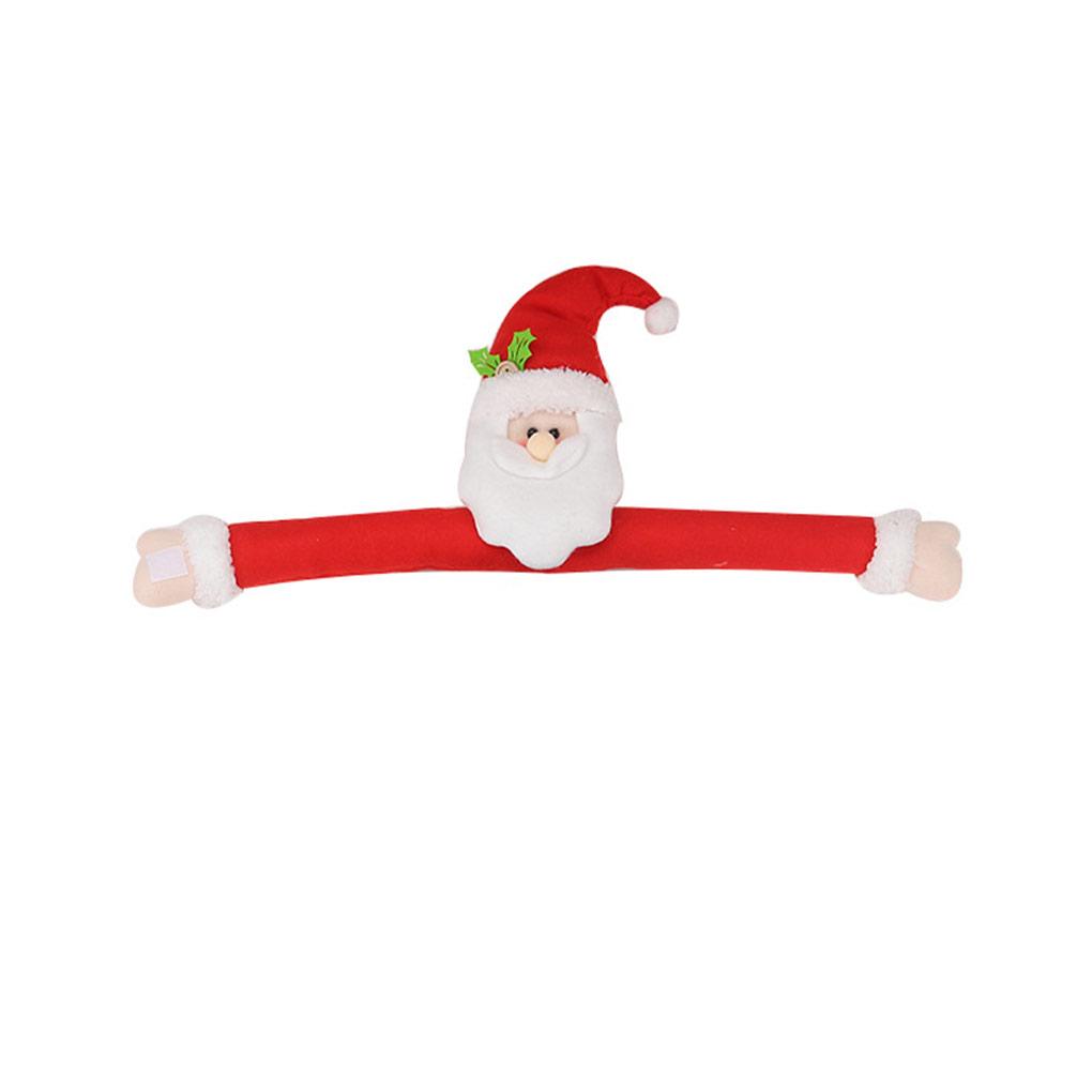 Christmas Curtain Buckle Tieback Cartoon Santa Claus Snowman Blind Cramp Ring Drape Window Decoration Navidad Restaurant