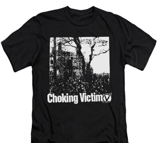 Choking Victim - Squattas paradise unisex black T-Shirt S-3XL Q83478 2XL