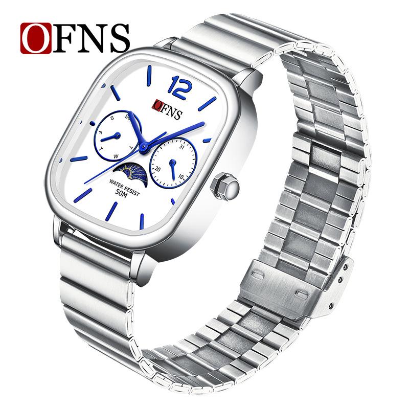 Oufanni Luxury Waterproof Square Dial Men s and Women s Quartz Watch