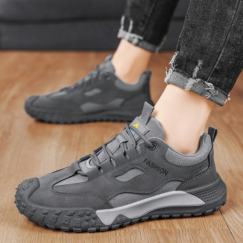 Men's Shoes New Spring and Summer Breathable Sports Casual Shoes Men's Work Labor Insurance Trendy Shoes Wear-resistant Non-slip Explosion