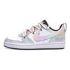 Nike Court Borough Freedom Panda, Rainbow Unicorn Slip Resistant Abrasion Resistant Low top Kids' Skateboarding Shoes BQ5448-115 (Team202-)