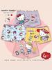 Class A Pure Cotton Girls' Cartoon Boxer Briefs - Breathable, Antibacterial Underwear for Small To Large Children