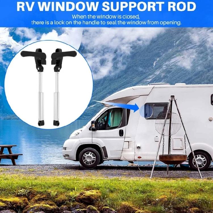 Multipurpose Flexible Length Window Support Rods for Motorhomes and Boats Comfortable Grip User Friendly Operations 2pcs