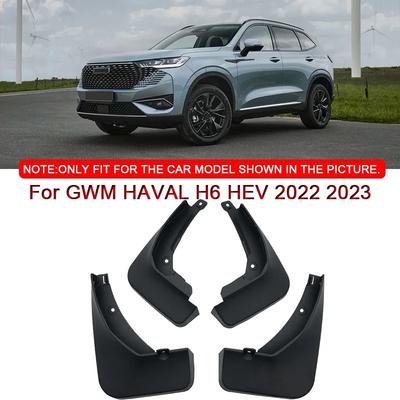 For GWM HAVAL H6 HEV Car Styling ABS Car Mud Flaps Splash Guard Mudguards MudFlaps Front Rear Fender Auto Accessories