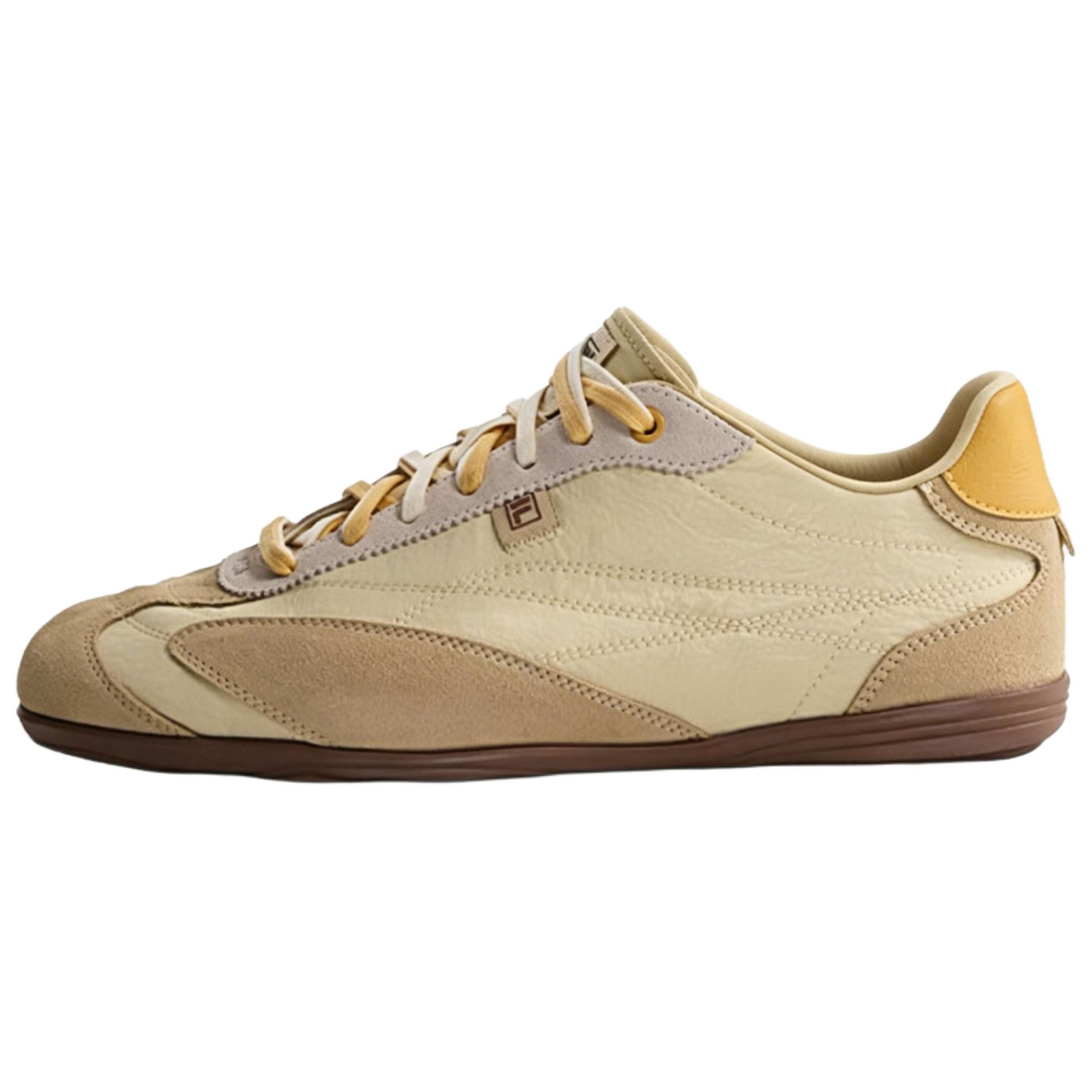FILA MILANO German Army Trainers Women s Low Top Beige Apricot F12W633209FWS 39