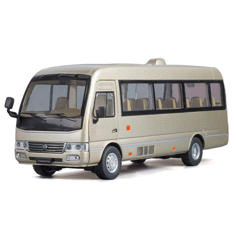 

Toyota Coaster Автобус Модель Машины 1/24 Масштаб Игрушечные Машины Литые Машины Подарки Для Мальчиков И Детей 1/24-Size:20.5*5*8cm золотой