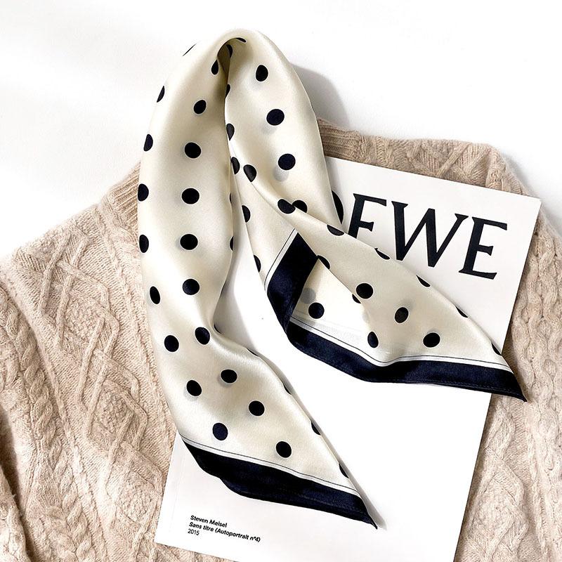 53 * 53 cm Mulberry Silk Lite firkantet skjerf Multifunksjonelt Profesjonell motedekorasjon Silkeskjerf for vår- og høstvarmesjal