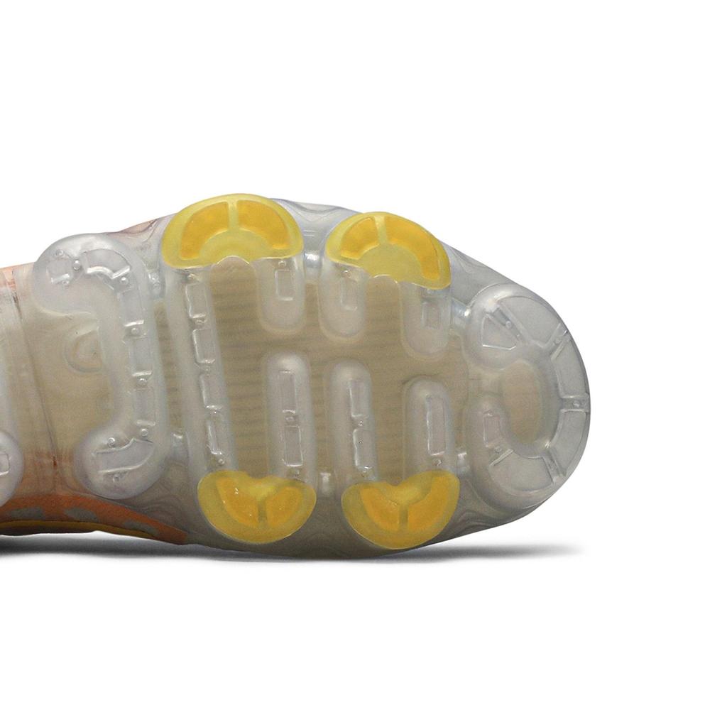 Nike Air VaporMax 2019 pour femmes 'Blanc Orange' (tailles femme) Chaussures de course Summit White / Topaz Gold-Orange AR6632 102
