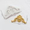 Blomsterranke Relief Silikonformer DIY Kakekant Fondant Kakedekoreringsverktøy Sugarcraft Sjokolade Leire Godteriformer