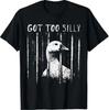 Příliš hloupá husa Meme Vtipná husa Vězeňská T-shirt
