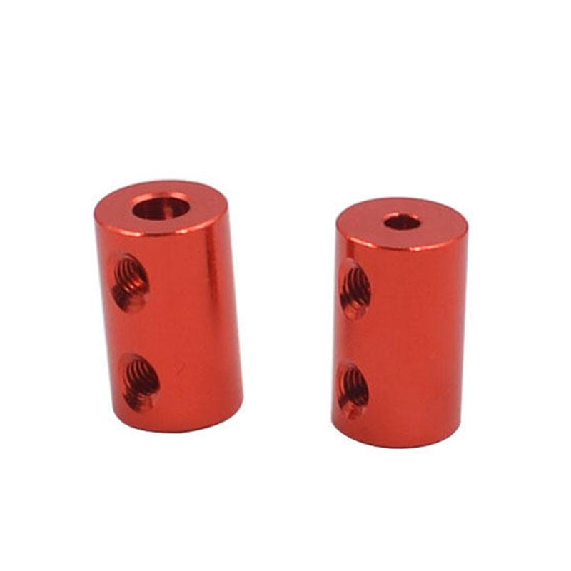 1PCS Burgundy Aluminum Alloy Colored Coupling Length: 25mm Specification: 3~10 Full Series Rigid Coupling Set Screw