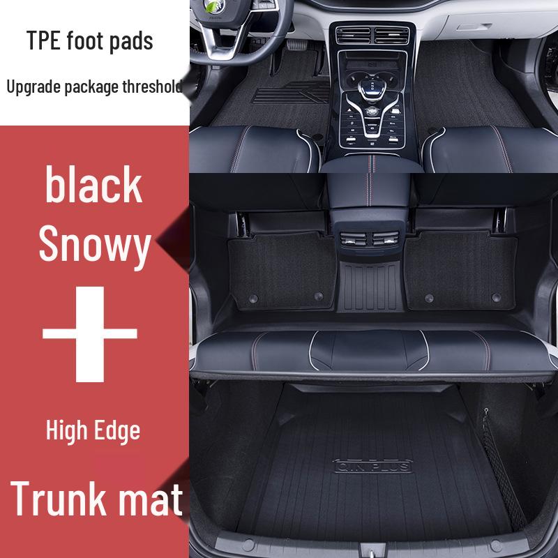 Non-Slip, Waterproof TPE Floor Mats & Door Sill Set for BYD Tang/DMi/EV/LDM-P