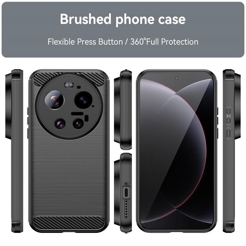 For Xiaomi 17 Ultra Case Xiaomi 17 Ultra 5G Cover Bumper Shockproof Brushed TPU Anti-Slip Silicone Phone Cover Xiaomi 17 Ultra