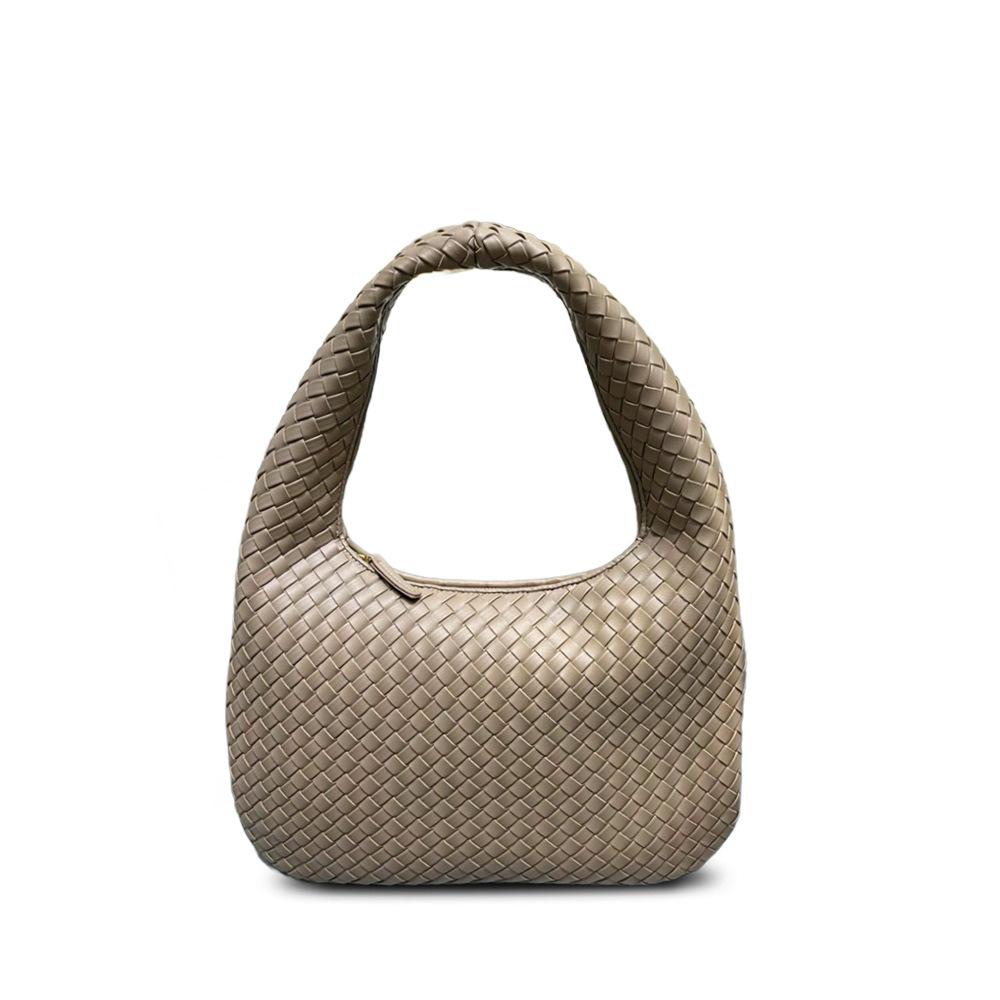 Large capacity high-end handwoven bag tote bag casual wide shoulder strap fashion commuting cross-border shoulder armpit bag