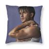 Jonathan Bailey Pillowcase Double-sided Printing Polyester Cushion Cover Decorative Throw Pillow Case Cover Seat Zippered