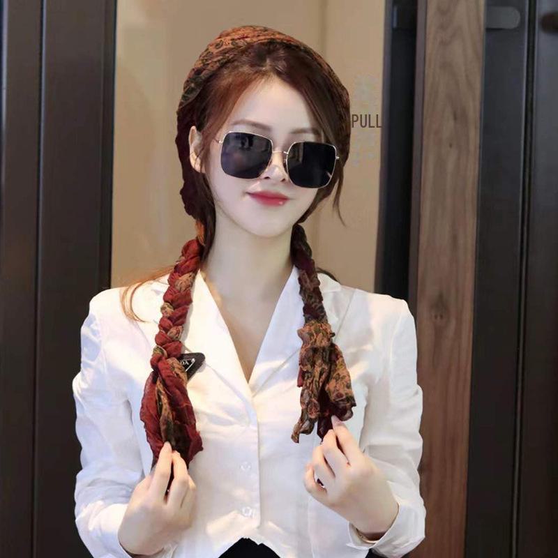 Vielseitiges gerüschtes Stirnband für Mädchen - Modischer Outdoor-Herbst/Winter-Halswärmer