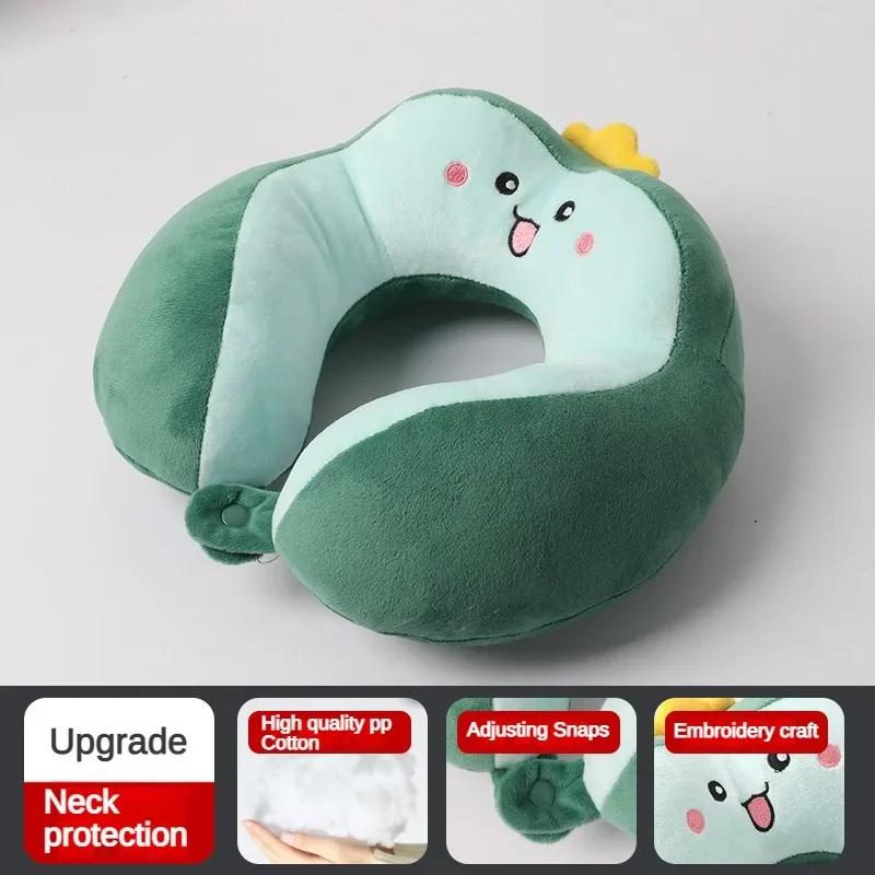 Car Portable U-shaped Pillow, Commuting Nap Cartoon Neck Protection Pillow, Outdoor Travel Airplane Pillow Car Accessories