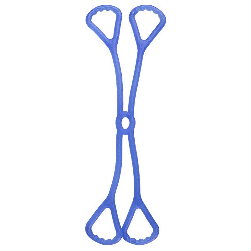 Macaron-Colored Four-Ring Resistance Band for Hands, Feet, Shoulders, Chest, Back, and Yoga Stretching