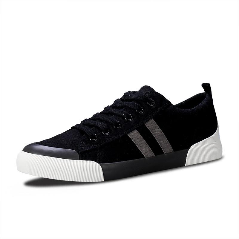 Summer Men's Canvas Shoes Outdoor Fashion Skateboard Shoes for Men Comfor Non-Slip Casual Sneakers Breathable Men Walking Shoes