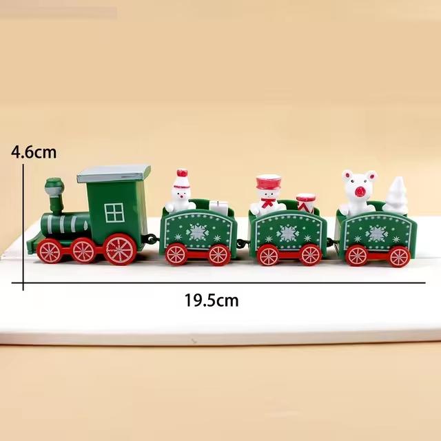Christmas Plastic Train Decorations Mini Snowman Gingerbread Decorations for Trains Christmas Trains Christmas Decorations Gifts