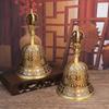 Thickened Ritual Instrument Brass Vajra Pestle Copper Handheld Three Pure Ones Buddha Bell Anti
