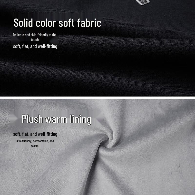 HLA Herren Winter Thermopullover Strickpullover in Faux-Zweiteiler-Optik