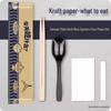 Premium Disposable 4-in-1 Tableware Set