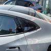 For Changan UNIV UNI-V   2024 ABS Carbonfiber Black Car Side Window Triangle  Rear Spoiler Wing Cover Trim  Accessories