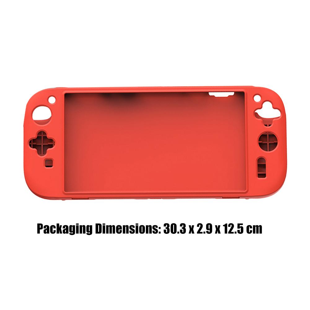 

For Switch 2 Full-Wrap Silicone Protective Case Silicone Full Body Shockproof Anti-Slip Anti Scratch Protectiv Cover Case красный