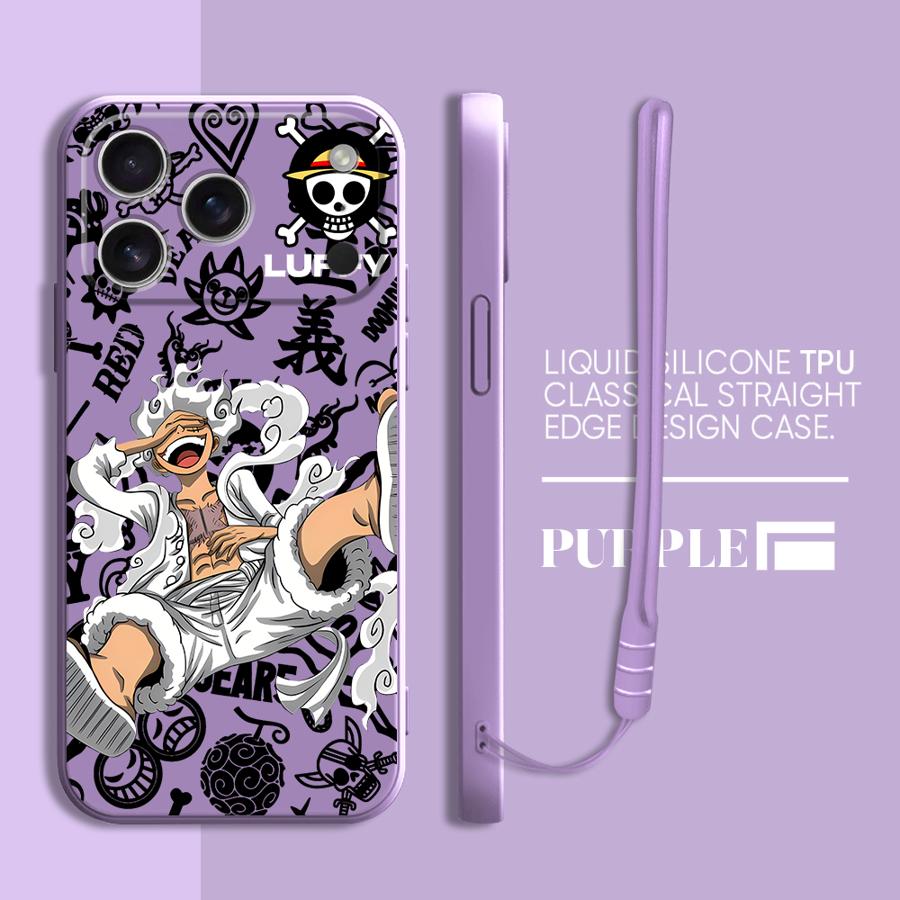One Pieces Anime Case for Apple iPhone 17 Pro Max 7 8 13 Mini XS XR 12 Plus 15 Air 16 11 Phone Cover