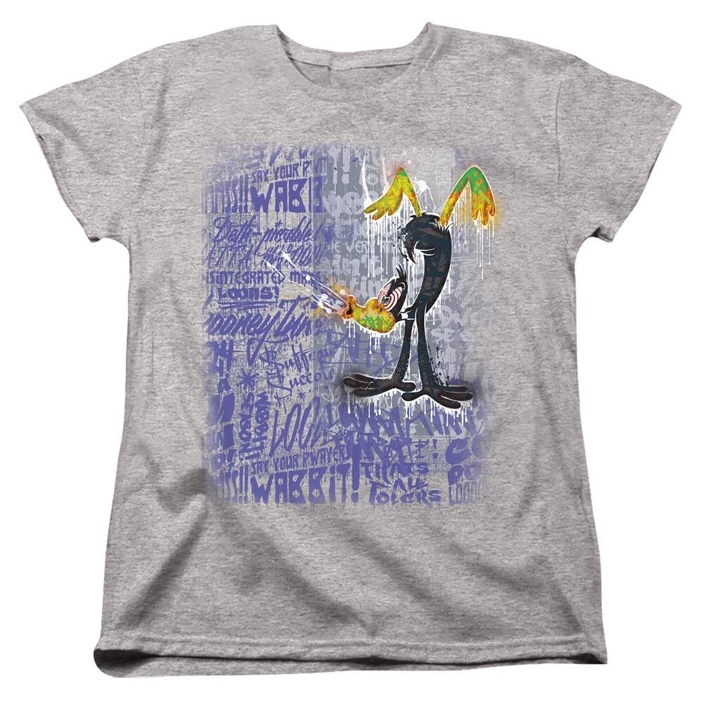 Looney Tunes  Graffiti Duck  Women s T-Shirt XL