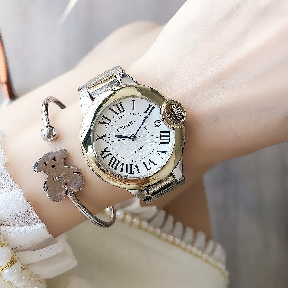 Women’s Simple Style Waterproof Steel Band Watch
