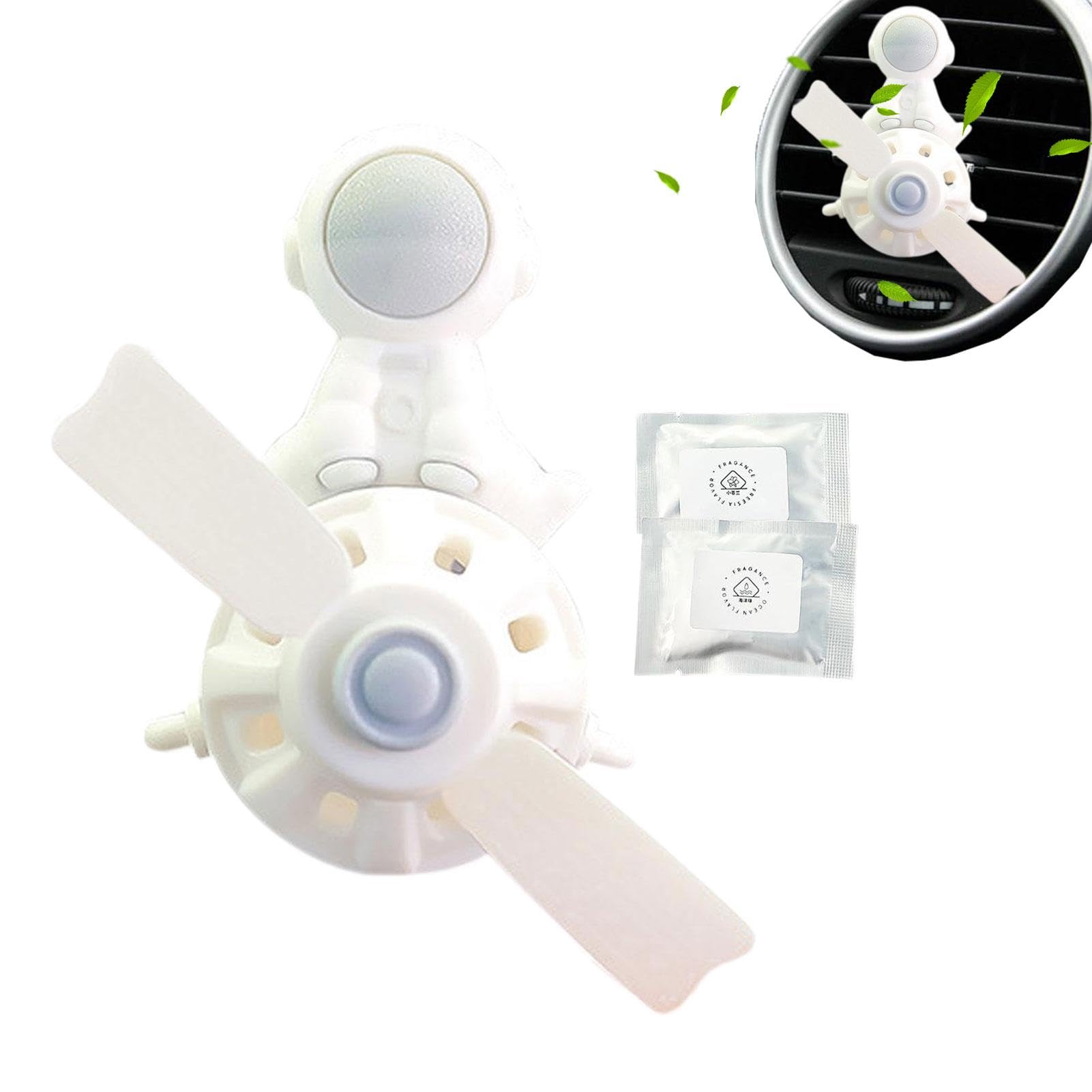 

Yonuaret Cartoon Car , Car Aromatherapy Vent Clip - Cartoon Astronaut Shaped Please refer to the description белый